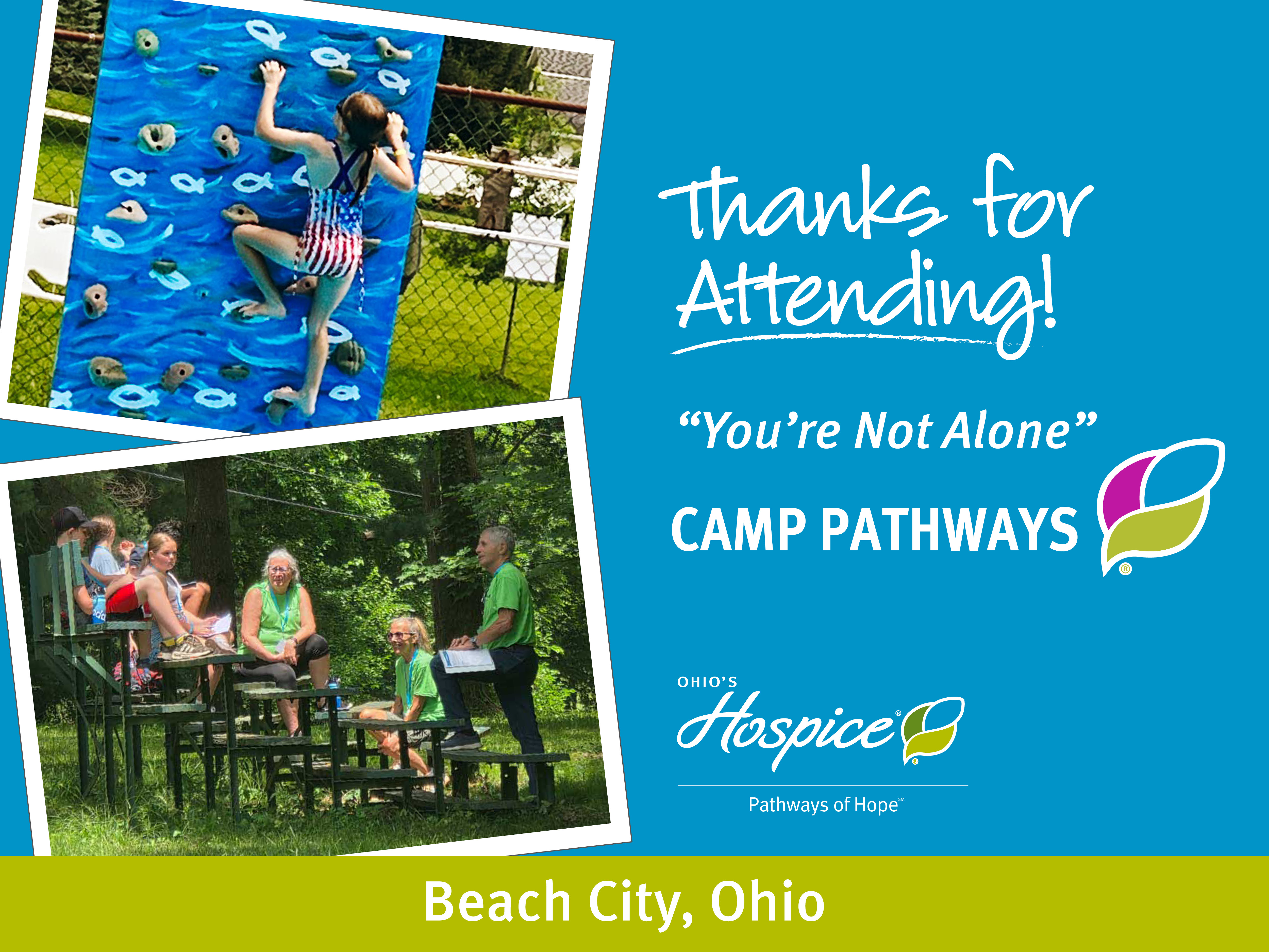 Thanks for attending Camp Pathways North