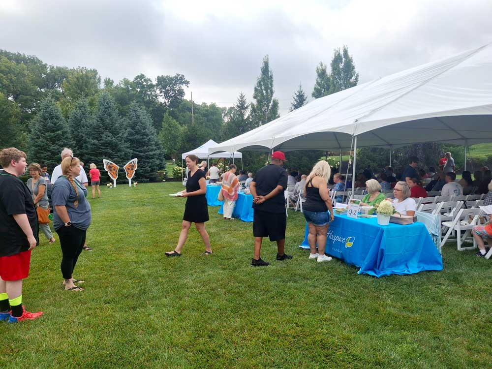 Ohio's Hospice Dayton Butterfly Release guests