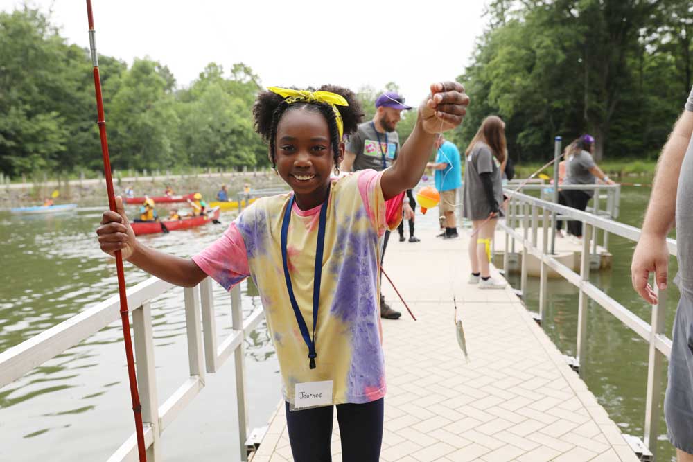 Camp Pathways 2026 fishing