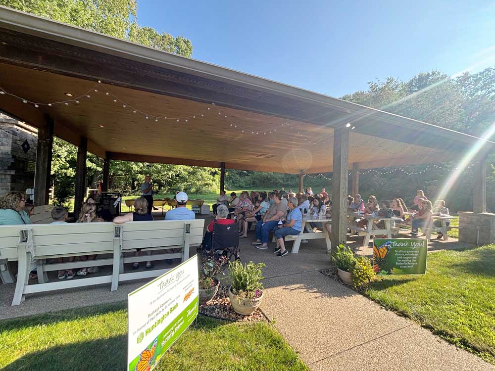 Guests attended Ohio's Hospice Butterfly Release