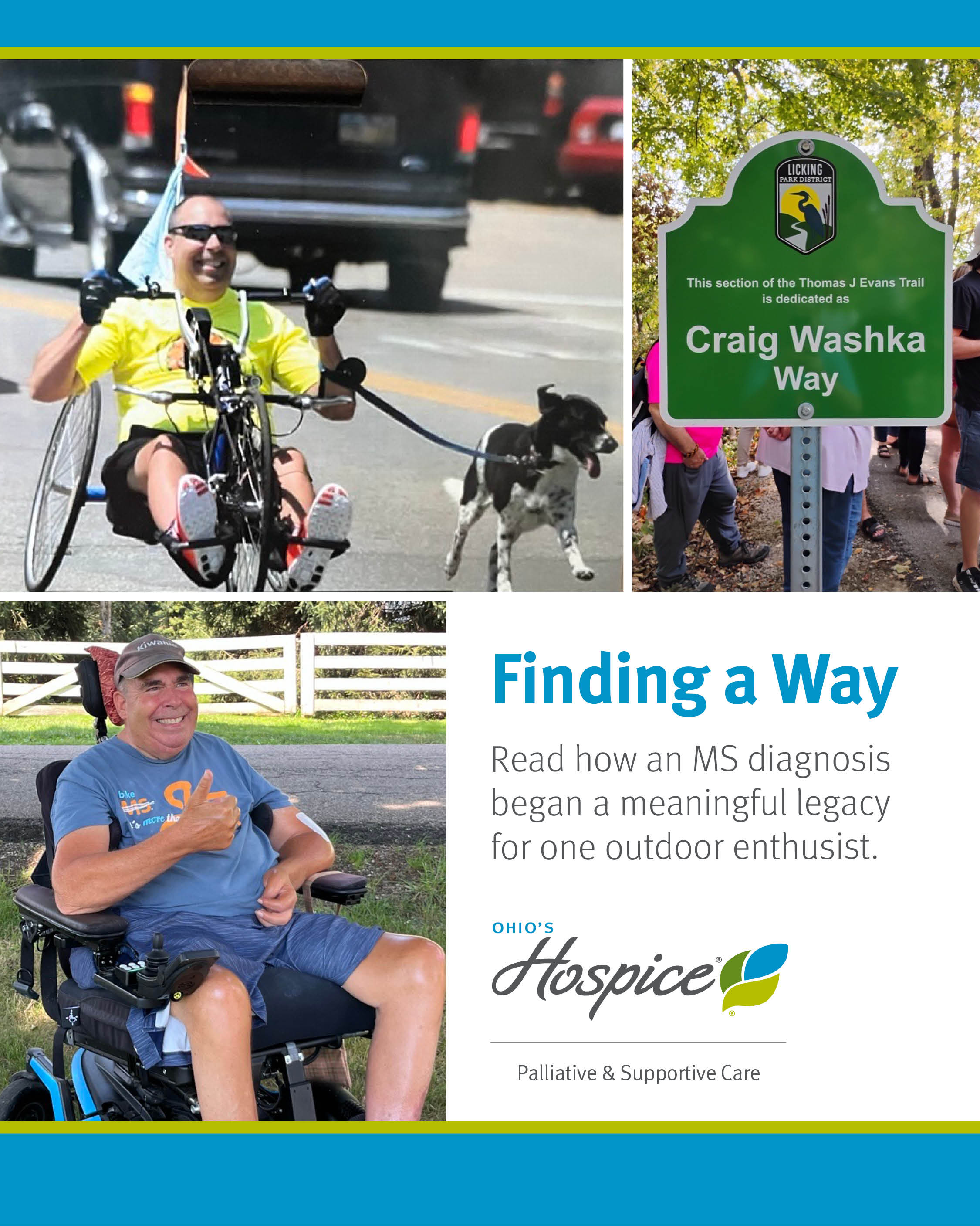 Finding a Way. Craig Washka biking after MS diagnosis