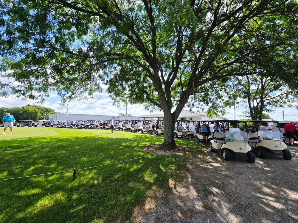 Ohio's Hospice Wilmington Golf Classic golf carts