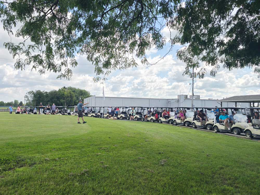 Ohio's Hospice Wilmington Golf Classic golf carts
