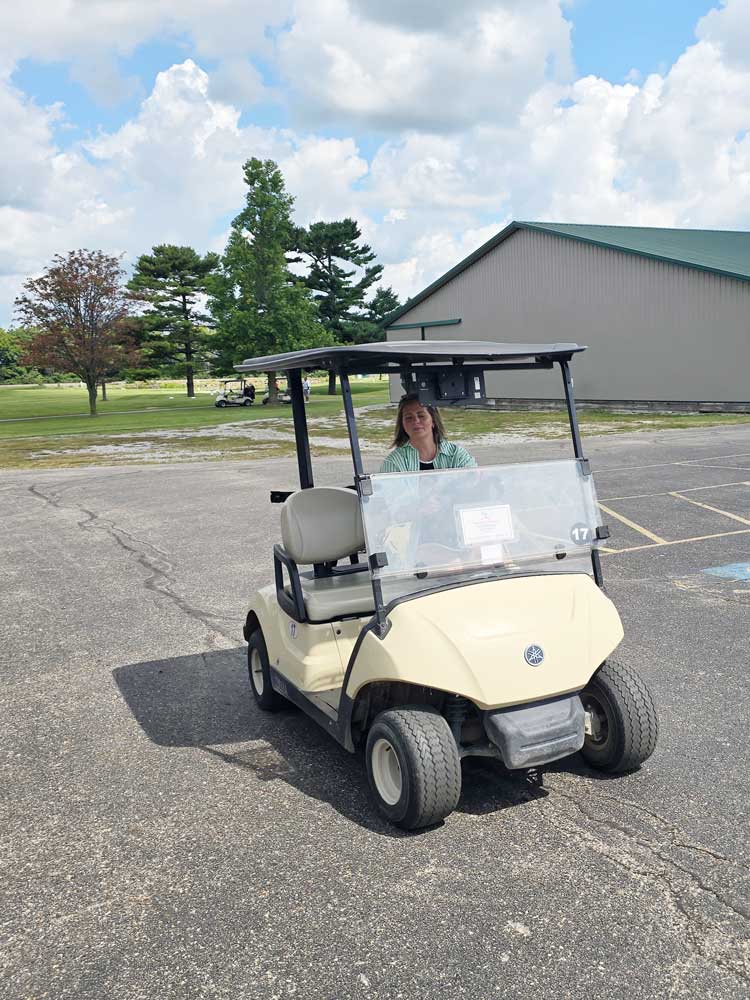 Ohio's Hospice Wilmington Golf Classic golf cart