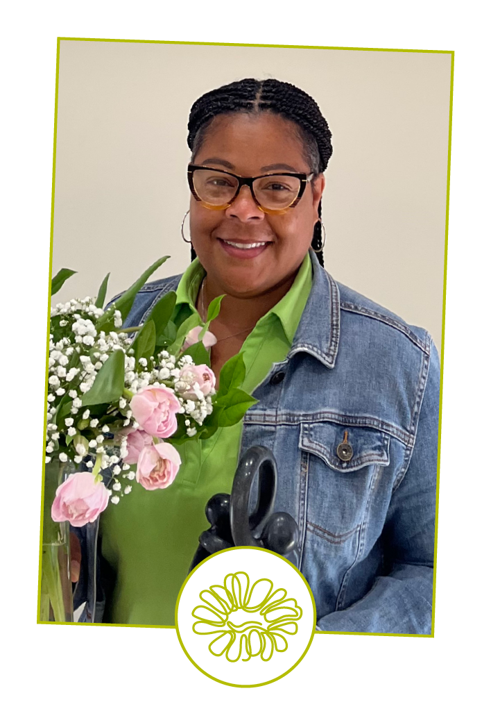 Congratulations Bouquet of Recognition Honoree Tracie Johnson