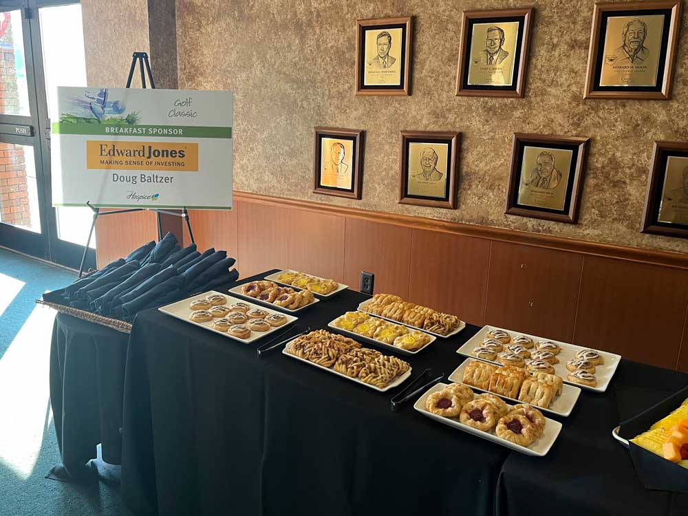 Dover Golf Classic breakfast buffet