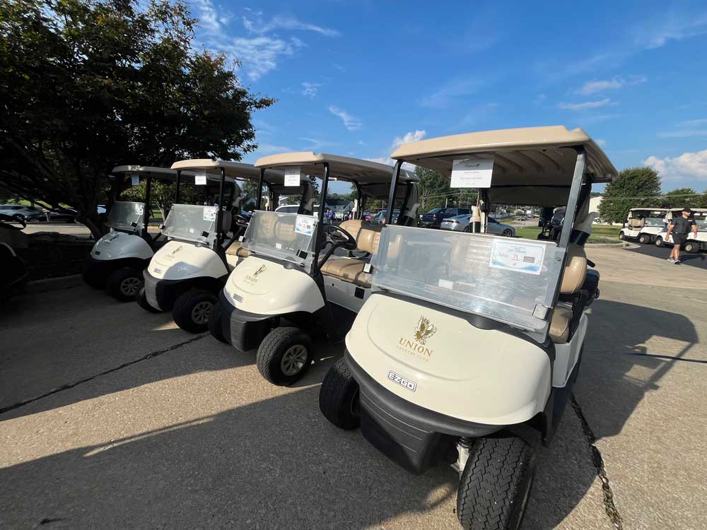 Dover Golf Classic golf carts
